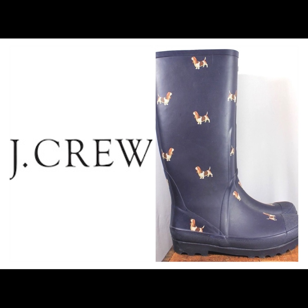 ISO J Crew Basset Hound Rainboots